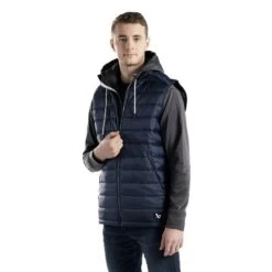 Bauer Team Puffer Weste - Marine - Sr.